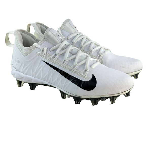 Nike Alpha Huarache 7 Pro LAX Cleats Mens 9.5 White Black CJ0265-100 Lacrosse main image 7